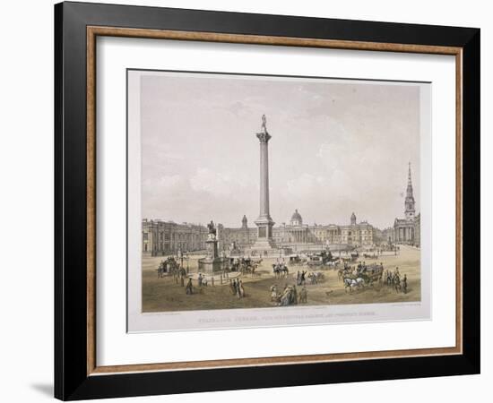 Trafalgar Square, Westminster, London, 1852-Day & Son-Framed Giclee Print