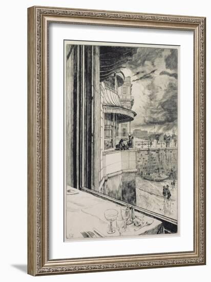 Trafalgar Tavern, 1878-James Tissot-Framed Giclee Print