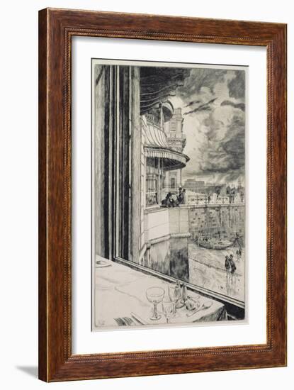 Trafalgar Tavern, 1878-James Tissot-Framed Giclee Print