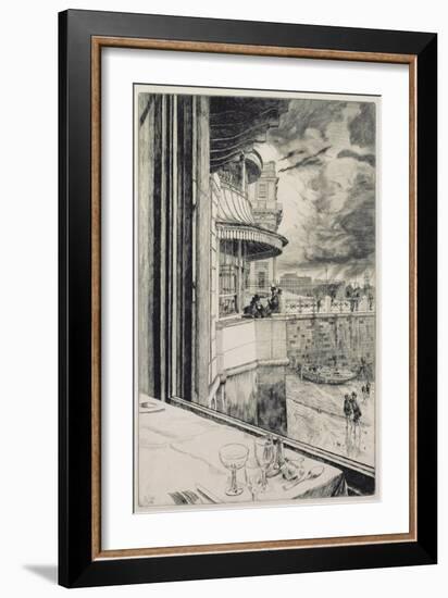 Trafalgar Tavern, 1878-James Tissot-Framed Giclee Print