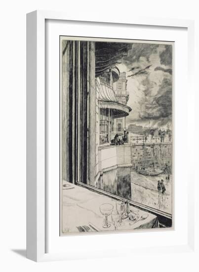 Trafalgar Tavern, 1878-James Tissot-Framed Giclee Print