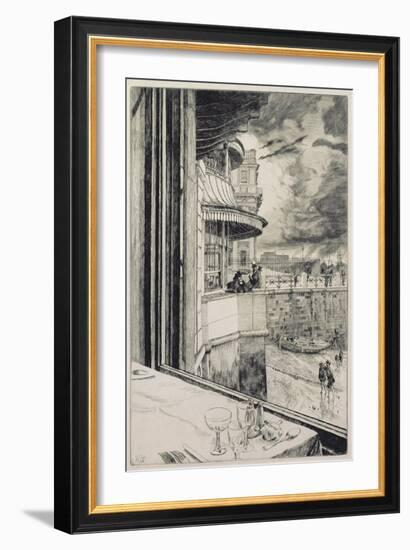 Trafalgar Tavern, 1878-James Tissot-Framed Giclee Print