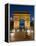 Traffic around Arc De Triomphe, Avenue Des Champs Elysees, Paris, France, Europe-Richard Nebesky-Framed Premier Image Canvas