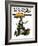 "Traffic Cop," Saturday Evening Post Cover, June 5, 1926-Alan Foster-Framed Giclee Print