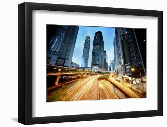 Traffic in Hong Kong-Iakov Kalinin-Framed Photographic Print