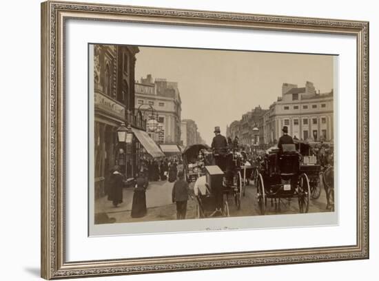 Traffic in Regents Circus-Philip de Bay-Framed Photographic Print