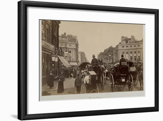 Traffic in Regents Circus-Philip de Bay-Framed Photographic Print