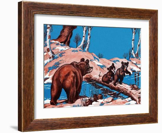 Traffic Jam - Jack & Jill-Jacob Bates Abbott-Framed Giclee Print