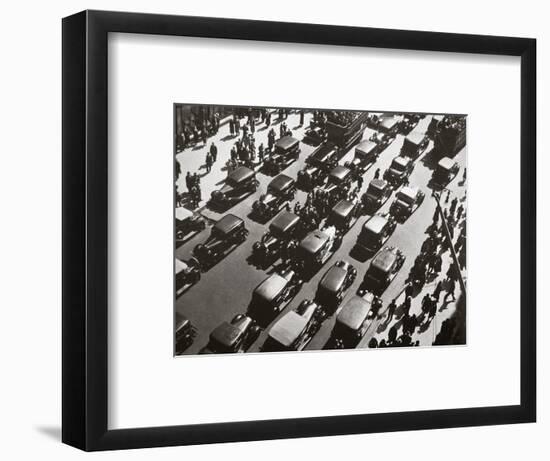 Traffic jam on Fifth Avenue at 49th Street, New York, USA, early 1929-Unknown-Framed Photographic Print