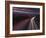 Traffic Light Trails in the Evening on the M1 Motorway Near Junction 28, Derbyshire, England, UK-Neale Clarke-Framed Photographic Print