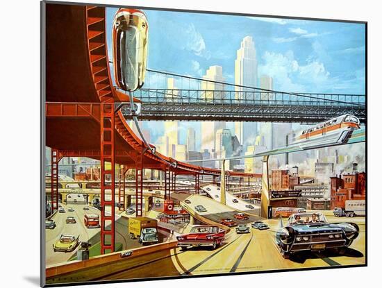 Traffic of The Future, 1959-Klaus Bu?rgle-Mounted Art Print