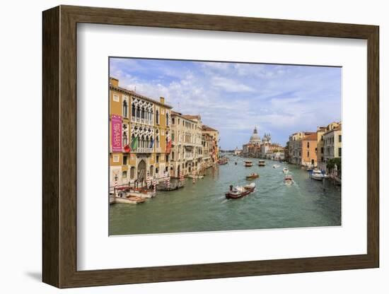 Traffic on Grand Canal. Venice. Italy-Tom Norring-Framed Photographic Print