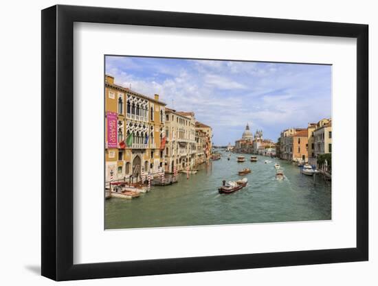 Traffic on Grand Canal. Venice. Italy-Tom Norring-Framed Photographic Print