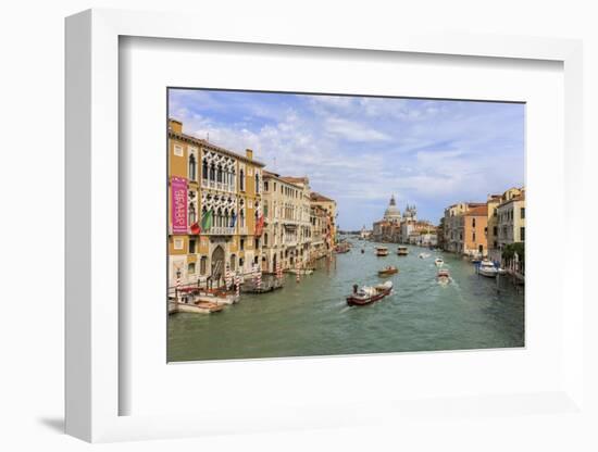 Traffic on Grand Canal. Venice. Italy-Tom Norring-Framed Photographic Print