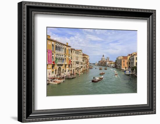 Traffic on Grand Canal. Venice. Italy-Tom Norring-Framed Photographic Print