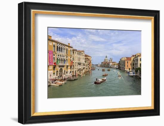 Traffic on Grand Canal. Venice. Italy-Tom Norring-Framed Photographic Print