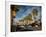 Traffic on Road with Palm Trees at the Roadside, South Palm Canyon Drive, Palm Springs-null-Framed Photographic Print