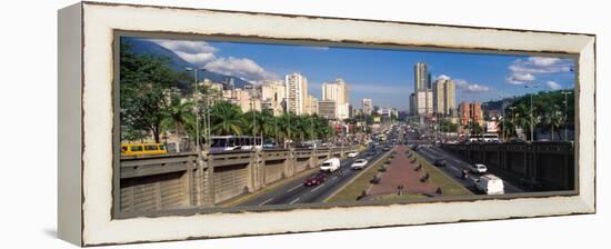 Traffic on Roads, Caracas, Venezuela-null-Framed Premier Image Canvas