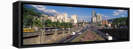 Traffic on Roads, Caracas, Venezuela-null-Framed Premier Image Canvas