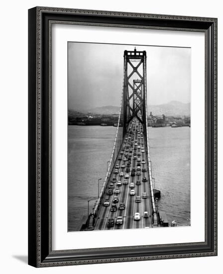 Traffic on the San Francisco Oakland Bay Bridge-Carl Mydans-Framed Photographic Print