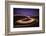 Traffic trails on a road next to the Irati forest, Navarre, Spain, Europe-David Rocaberti-Framed Photographic Print
