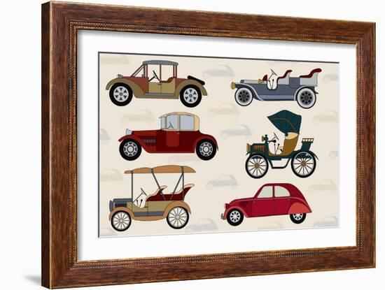 Traffic.-Milovelen-Framed Art Print