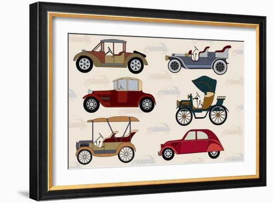 Traffic.-Milovelen-Framed Art Print