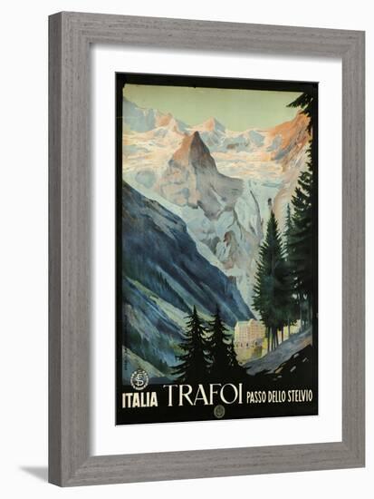 Trafoi Passo Dello Stelvio-null-Framed Giclee Print