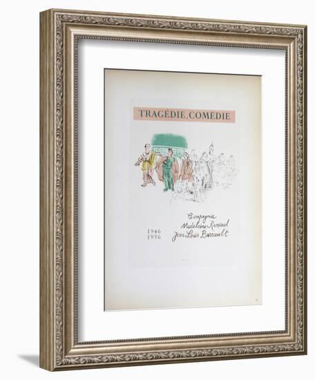 Tragedie, Comedie-Raoul Dufy-Framed Collectable Print