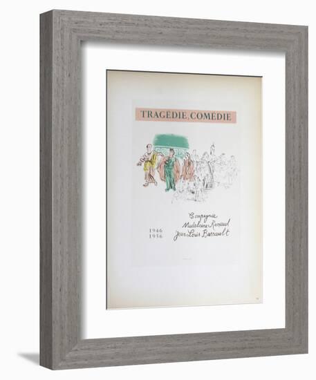 Tragedie, Comedie-Raoul Dufy-Framed Collectable Print