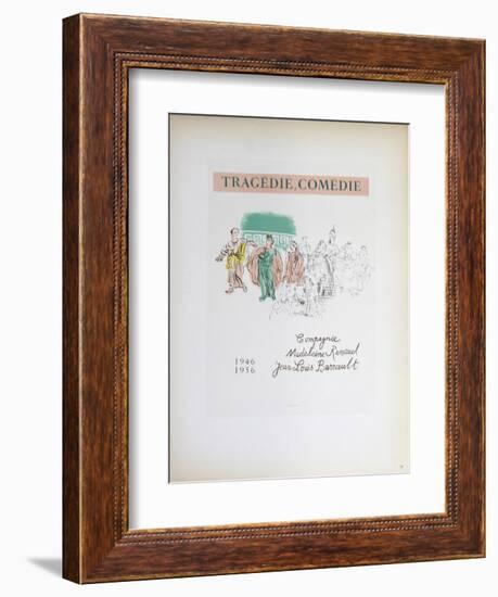 Tragedie, Comedie-Raoul Dufy-Framed Collectable Print