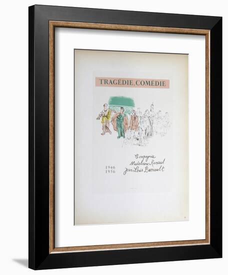 Tragedie, Comedie-Raoul Dufy-Framed Collectable Print