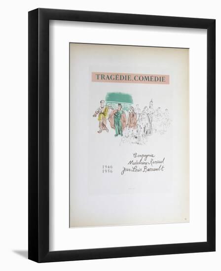 Tragedie, Comedie-Raoul Dufy-Framed Collectable Print