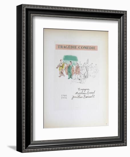 Tragedie, Comedie-Raoul Dufy-Framed Collectable Print