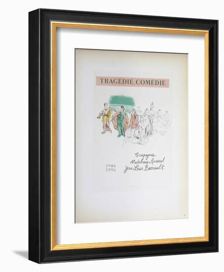 Tragedie, Comedie-Raoul Dufy-Framed Collectable Print