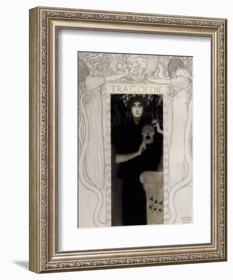 Tragedy, 1897-Gustav Klimt-Framed Giclee Print