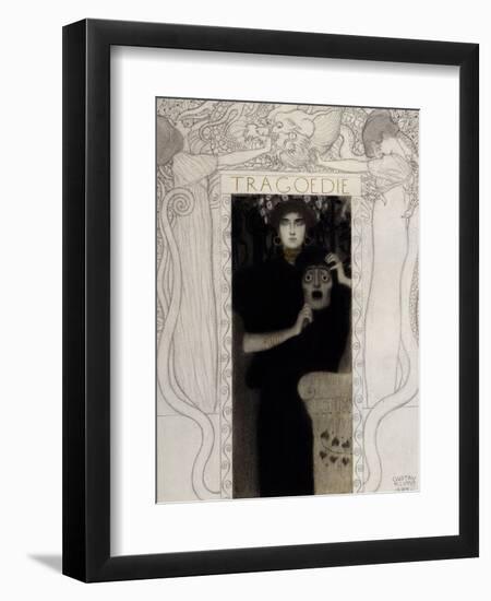 Tragedy, 1897-Gustav Klimt-Framed Giclee Print