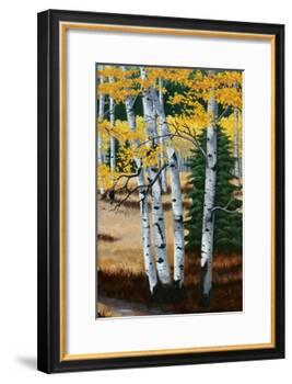 Trail into the Aspens Tript-Julie Peterson-Framed Art Print