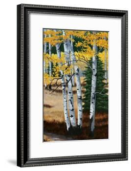 Trail into the Aspens Tript-Julie Peterson-Framed Art Print
