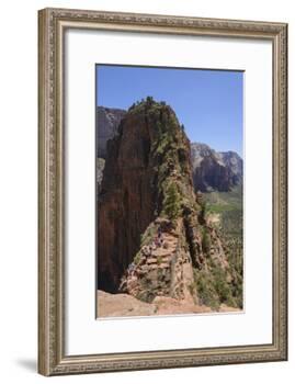 Trail to Angels Landing, Zion National Park, Utah, United States of America, North America-Gary Cook-Framed Photographic Print