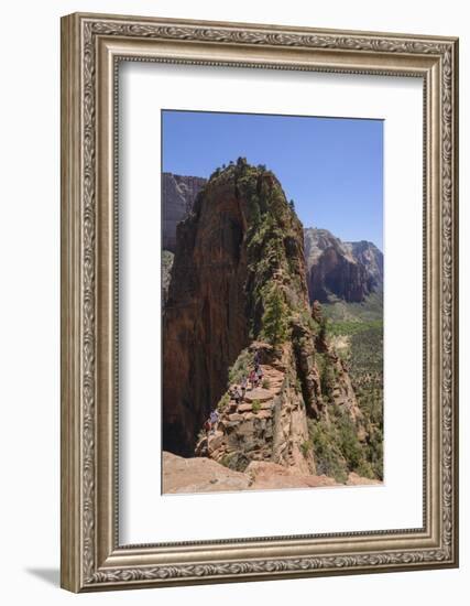 Trail to Angels Landing, Zion National Park, Utah, United States of America, North America-Gary Cook-Framed Photographic Print