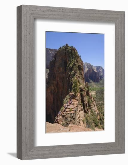 Trail to Angels Landing, Zion National Park, Utah, United States of America, North America-Gary Cook-Framed Photographic Print