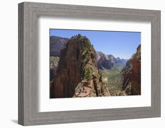 Trail to Angels Landing, Zion National Park, Utah, United States of America, North America-Gary-Framed Photographic Print