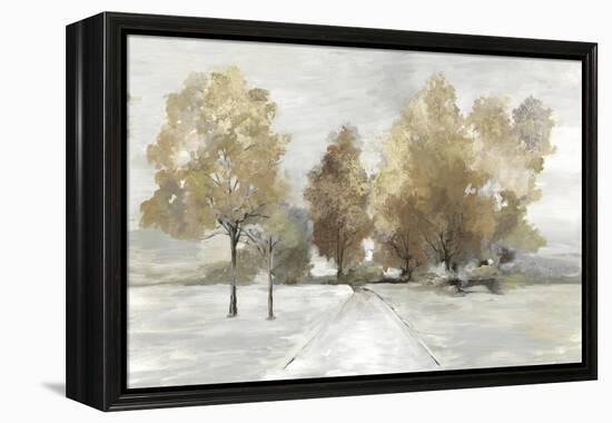 Trail Under the Trees-Allison Pearce-Framed Stretched Canvas