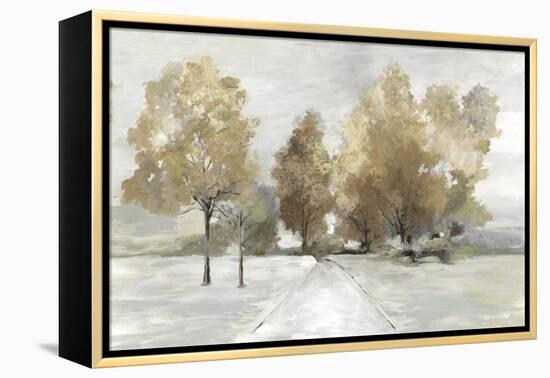 Trail Under the Trees-Allison Pearce-Framed Stretched Canvas