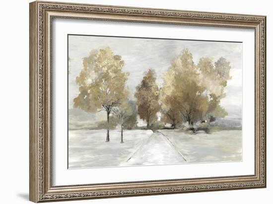 Trail Under the Trees-Allison Pearce-Framed Art Print