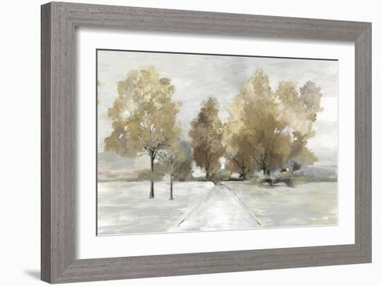 Trail Under the Trees-Allison Pearce-Framed Art Print