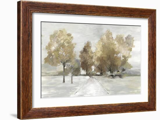 Trail Under the Trees-Allison Pearce-Framed Art Print