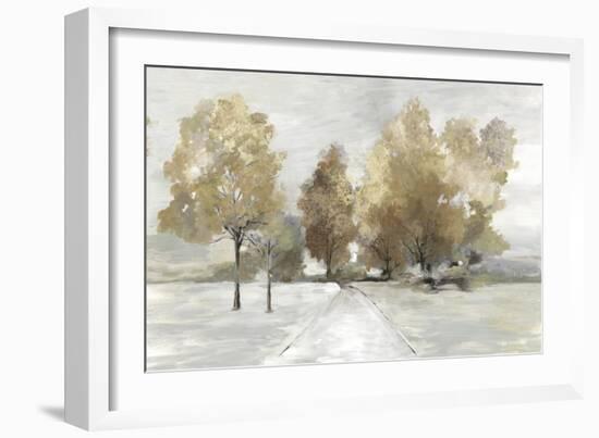Trail Under the Trees-Allison Pearce-Framed Art Print