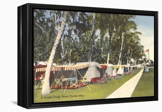 Trailer Campground, Florida-null-Framed Stretched Canvas